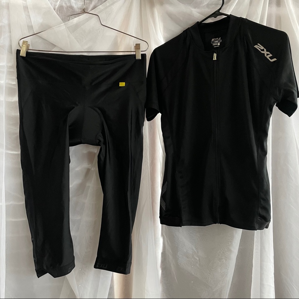 2XU Cycling 2 Piece Set Jersey & Padded Shorts